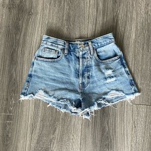 PacSun vintage high rise jean shorts size 23